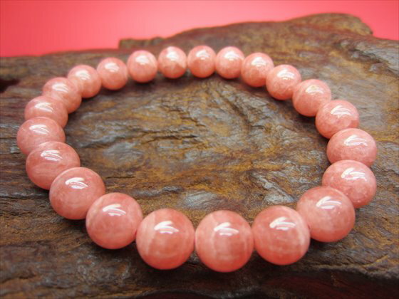 【ブレスレット】インカローズ品質AAAΦ8.7±0.2mm【一点物】