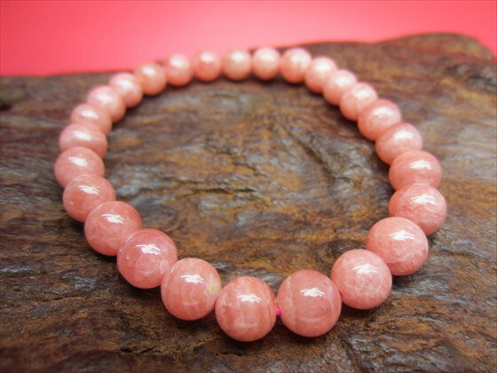 【ブレスレット】インカローズ品質AAAΦ7.3±0.2mm【一点物】