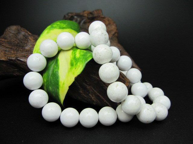 【均一ブレスレット】ホワイトオニキスΦ12.5±0.5mm