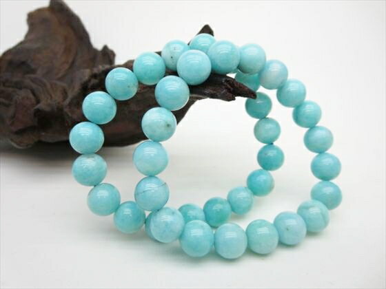 【均一ブレスレット】アマゾナイトペルー産Φ10±0.2mm