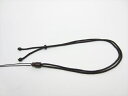 【ネックレス紐】ブラウンΦ2.5mm×最大65cm(調節可)