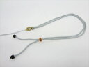 【ネックレス紐】グレーΦ2.2mm×最大60cm(調節可)