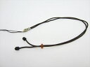 【ネックレス紐】ブラウンΦ2mm×最大60cm(調節可)