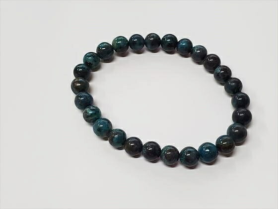 【ブレスレット】クリソコラ品質AAAΦ7.2±0.2mm【一点物】