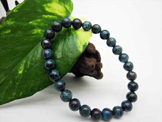 【ブレスレット】クリソコラ品質AAAΦ7.2±0.2mm【一点物】