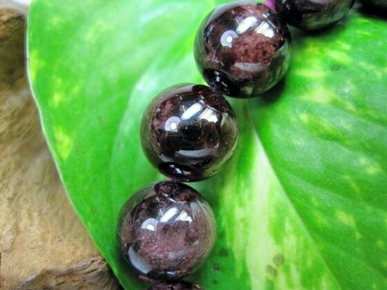 【ブレスレット】ガーネット品質AAAΦ12.6±0.3mm【一点物】