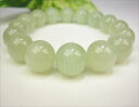 【ブレスレット】グリーンレースカルサイト(カーボナイト)品質AAAΦ13±0.2mm【一点物】