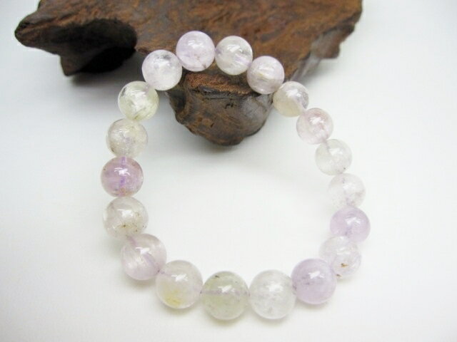 【ブレスレット】クンツァイト品質AAΦ10.6±0.2mm【一点物】