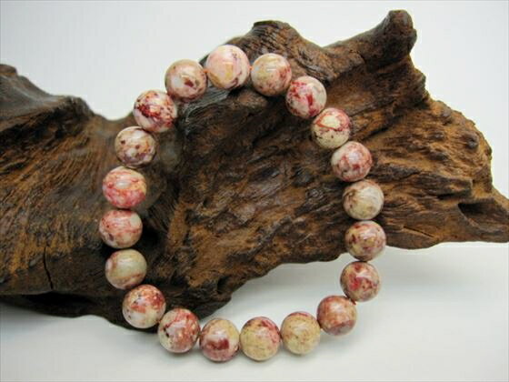 【ブレスレット】シナバー(辰砂)品質AAAΦ9.6±0.3mm【一点物】