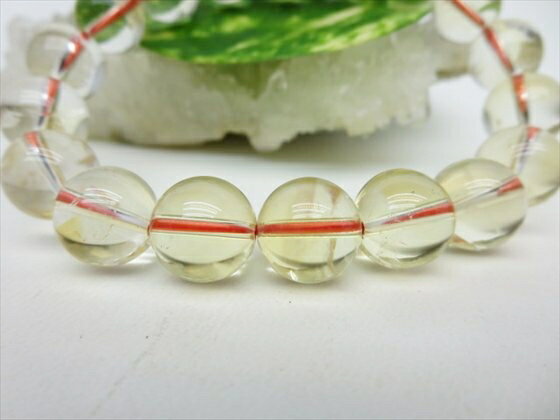 【ブレスレット】天然シトリン品質AAAΦ11±0.2mm【一点物】