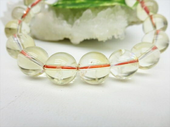 【ブレスレット】天然シトリン品質AAAΦ11±0.2mm【一点物】