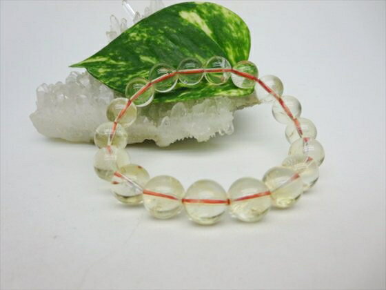 【ブレスレット】天然シトリン品質AAAΦ11±0.2mm【一点物】