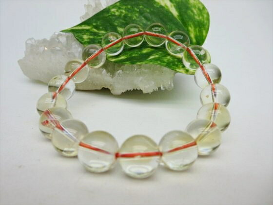 【ブレスレット】天然シトリン品質AAAΦ11±0.2mm【一点物】