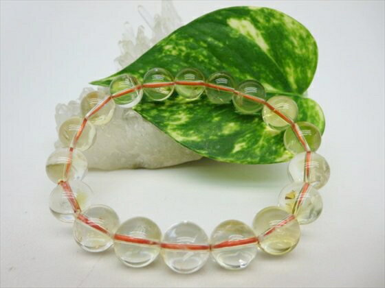 【ブレスレット】天然シトリン品質AAAΦ11±0.2mm【一点物】