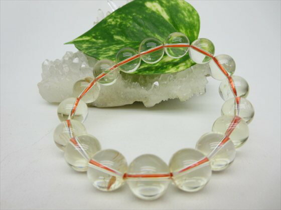 【ブレスレット】天然シトリン品質AAAΦ12.2±0.2mm【一点物】