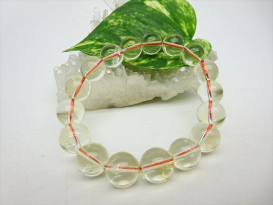 【ブレスレット】天然シトリン品質AAAΦ12.2±0.2mm【一点物】