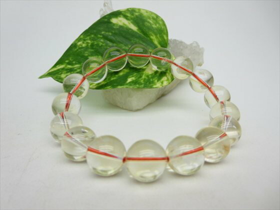 【ブレスレット】天然シトリン品質AAAΦ12.8±0.2mm【一点物】