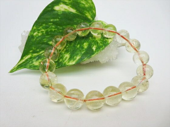 【ブレスレット】天然シトリン品質AAAΦ11±0.2mm【一点物】