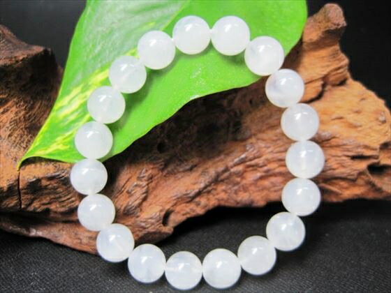 【ブレスレット】シルキークォーツ品質AAAΦ10±0.2mm【鑑定済み】【一点物】