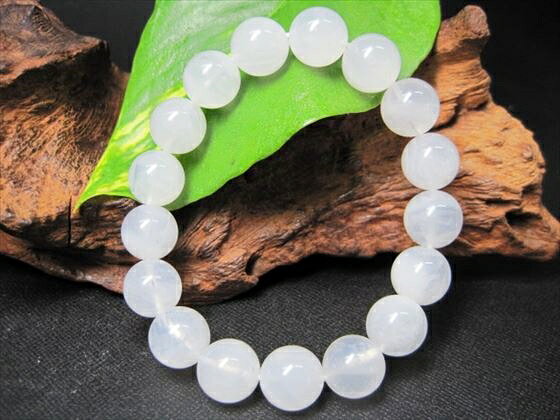 【ブレスレット】シルキークォーツ品質AAAΦ12±0.2mm【鑑定済み】【一点物】