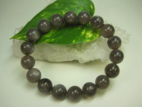 【ブレスレット】シルバーサンストーン品質AAAΦ10.5±0.2mm【一点物】