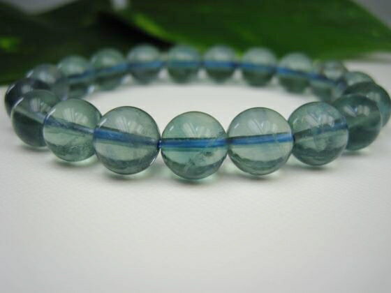 【ブレスレット】グリーンフローライト品質AAAΦ10±0.2mm【一点物】