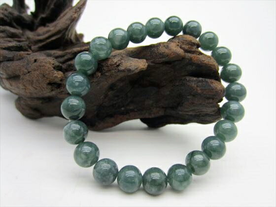 【ブレスレット】グアテマラ産翡翠(ジェダイト)品質AAAΦ8.2±0.3mm【鑑定済み】