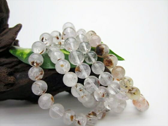 【均一ブレスレット】マニカラン産ヒマラヤ水晶Φ8-9.3mm