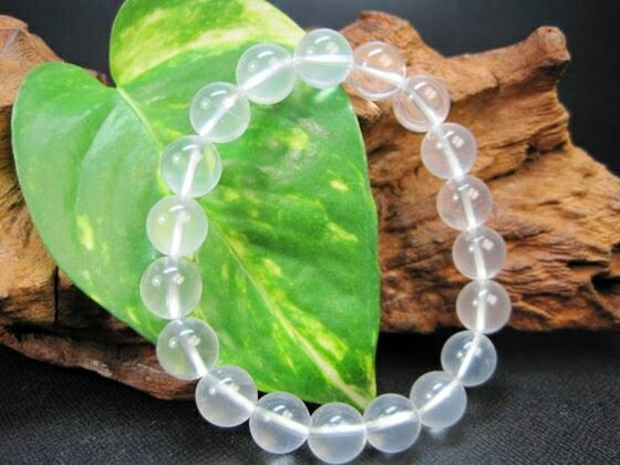 【均一ブレスレット】ミルキークォーツ品質AAAΦ10±0.2mm