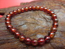 【ブレスレット】マンダリンガーネットΦ6.6±0.2mm【一点物】
