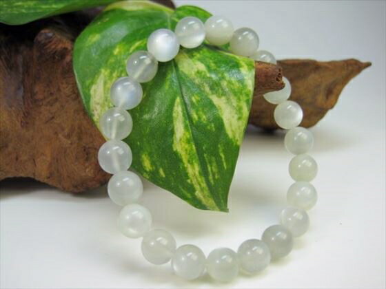 【ブレスレット】ムーンストーン品質AAAΦ8.6±0.2mm【一点物】