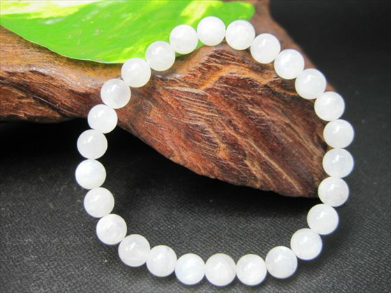 【均一ブレスレット】ムーンストーン品質AAAΦ7-7.3mm