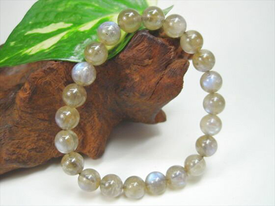 【ブレスレット】ラブラドライト品質AAAΦ9.2±0.2mm【一点物】