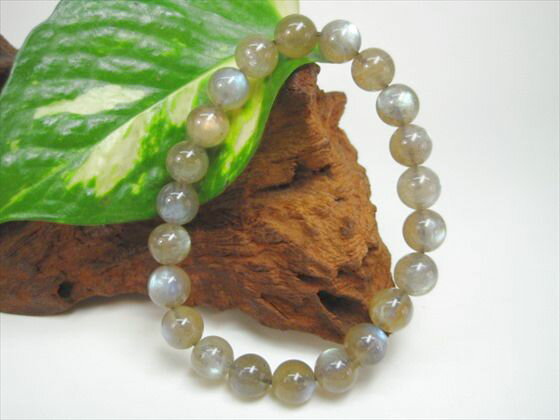 【ブレスレット】ラブラドライト品質AAAΦ9.2±0.2mm【一点物】