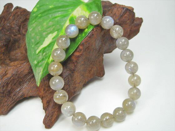 【ブレスレット】ラブラドライト品質AAAΦ9.8±0.2mm【一点物】