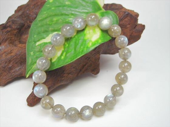 【ブレスレット】ラブラドライト品質AAAΦ9.8±0.2mm【一点物】