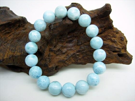 【ブレスレット】ラリマー品質AAAΦ11.5±0.2mm【一点物】