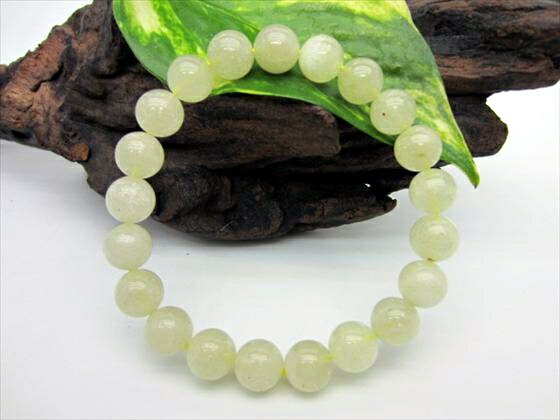 【ブレスレット】リビアングラスΦ9.2±0.2mm【鑑定済み】【一点物】