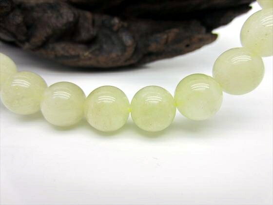 【ブレスレット】リビアングラスΦ9.5±0.2mm【鑑定済み】【一点物】