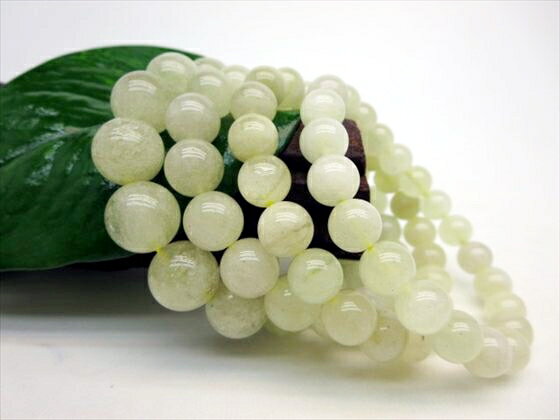 【ブレスレット】リビアングラス品質AAAΦ8.8〜13mm【鑑定済み】【4本SET】【一点物】