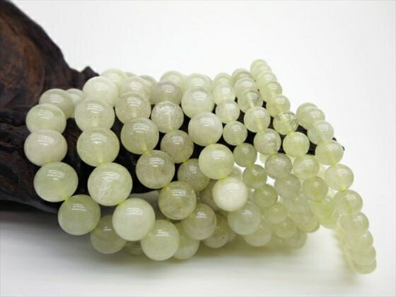 【ブレスレット】リビアングラス品質AAAΦ7.3～12.2mm【鑑別済み】【9本SET】【一点物】