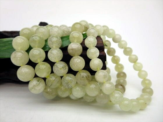 【ブレスレット】リビアングラス品質AAAΦ8.4～11.2mm【鑑別済み】【5本SET】【一点物】