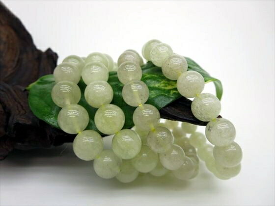 【ブレスレット】リビアングラス品質AAAΦ10～11.8mm【鑑別済み】【4本SET】【一点物】