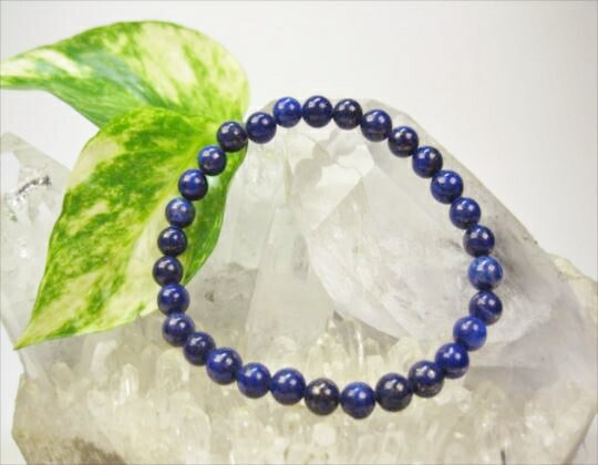 【均一ブレスレット】ラピスラズリ品質AAAΦ6.2±0.3mm