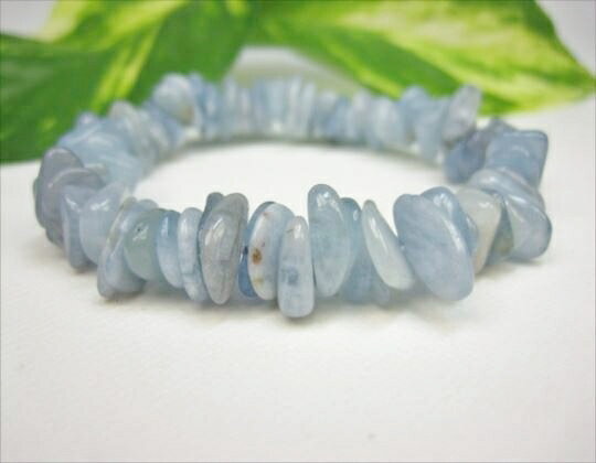※訳あり※【均一さざれブレスレット】アクアマリン・小