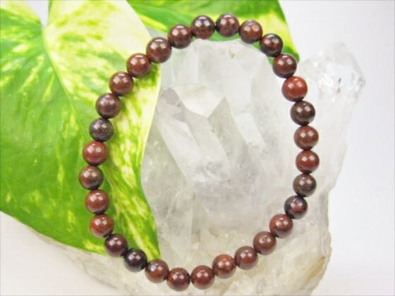 【均一ブレスレット】ポピージャスパーΦ6.3±0.2mm