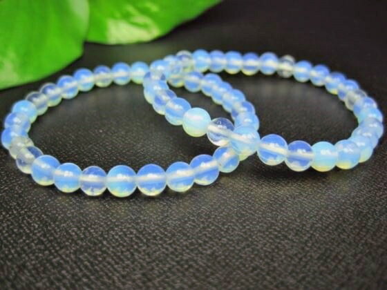 【ブレスレット】人工オパールΦ6±0.2mm【3本SET】