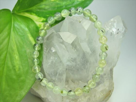 【均一ブレスレット】プレナイトΦ6±0.2mm