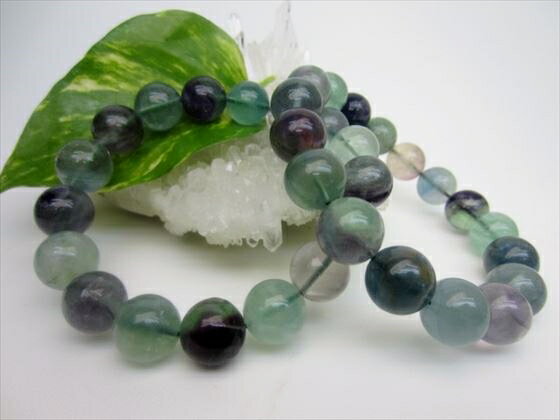 【均一ブレスレット】フローライトΦ12±0.3mm