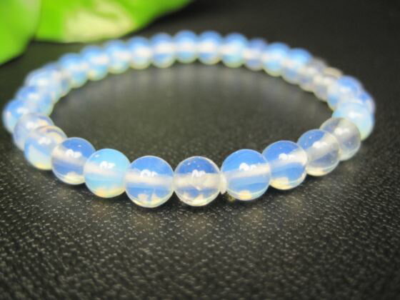 【均一ブレスレット】人工オパールΦ6±0.2mm